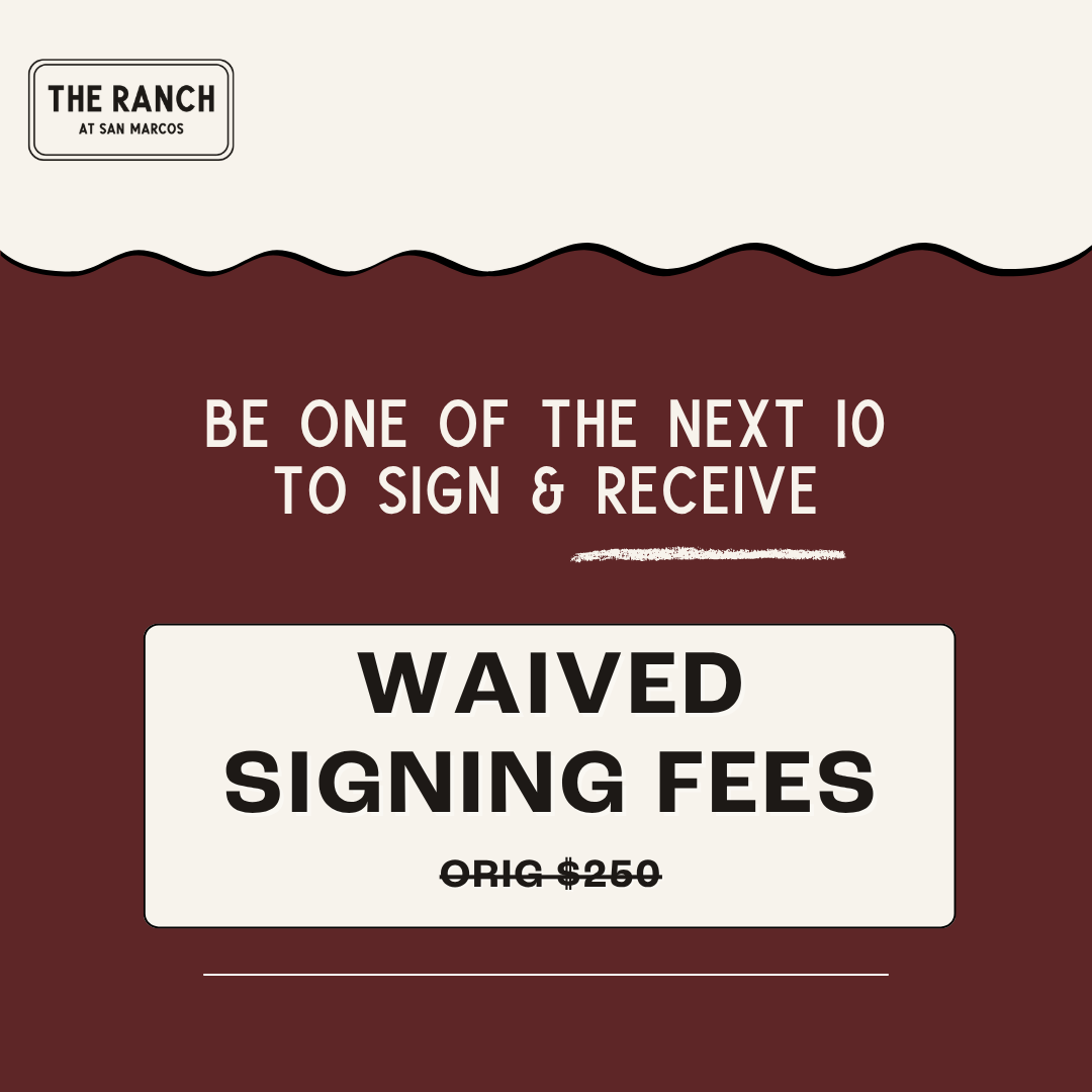 Be one of the next 10 to sign & receive waived signing fees (orig $250)