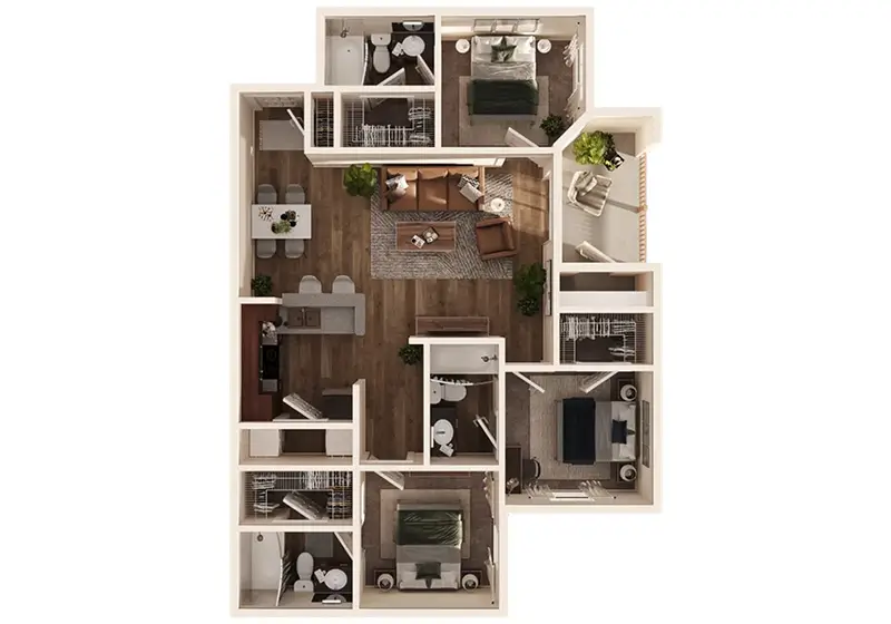 3x3 Floorplan